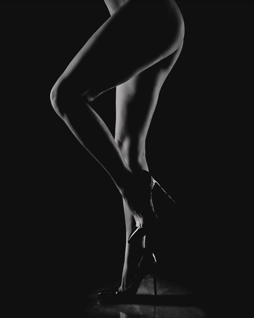 Missouri bodyscapes: fine art nude photography-woman in high heels