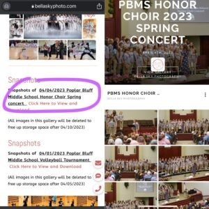 Poplar-Bluff-Middle-School-Honor-Choir-Spring2023 concert